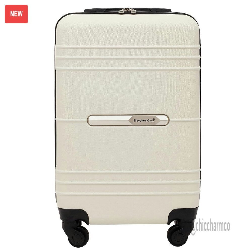 20 Inch ABS Hard Shell Spinner Carry-On Luggage with Combination Lock